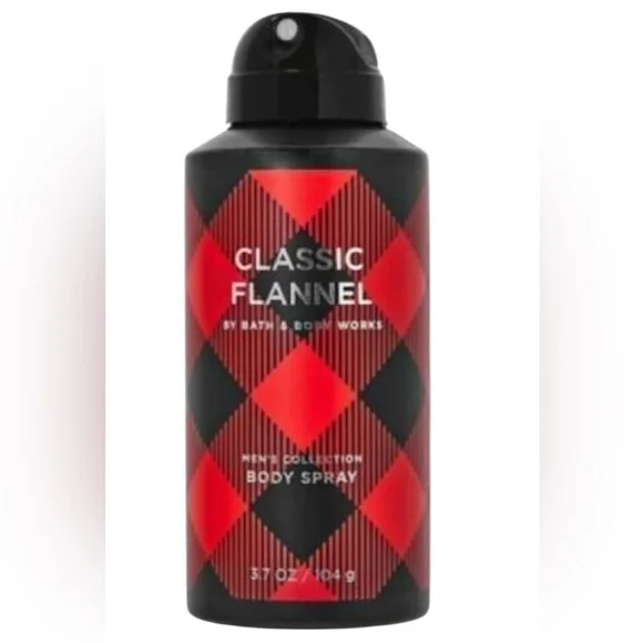 Bath & Body Works “Classic Flannel” Men’s Deodorizing Body Spray 3.7 oz. NEW - Picture 2 of 5